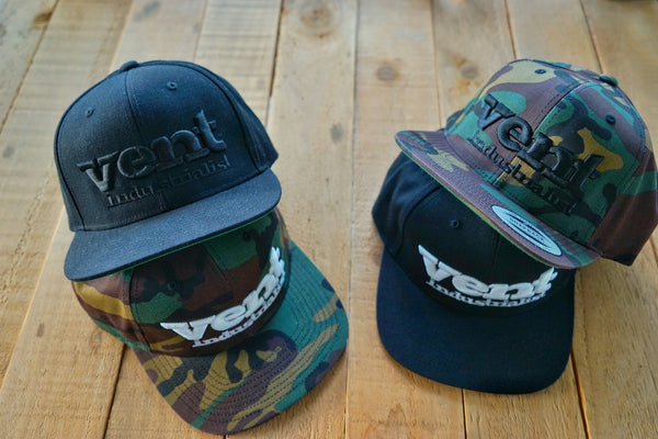 Vent Branded Snapback - Camo/Black SOLD OUT