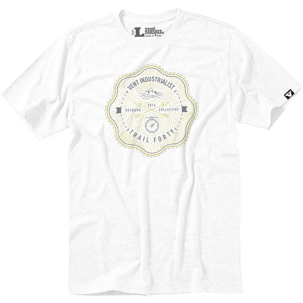 Vent x TrailForty Outdoor Collective Tee White